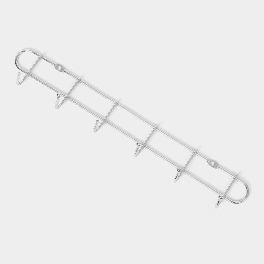 Mild Steel Wall Hanger with 6 Hooks, , large image number null