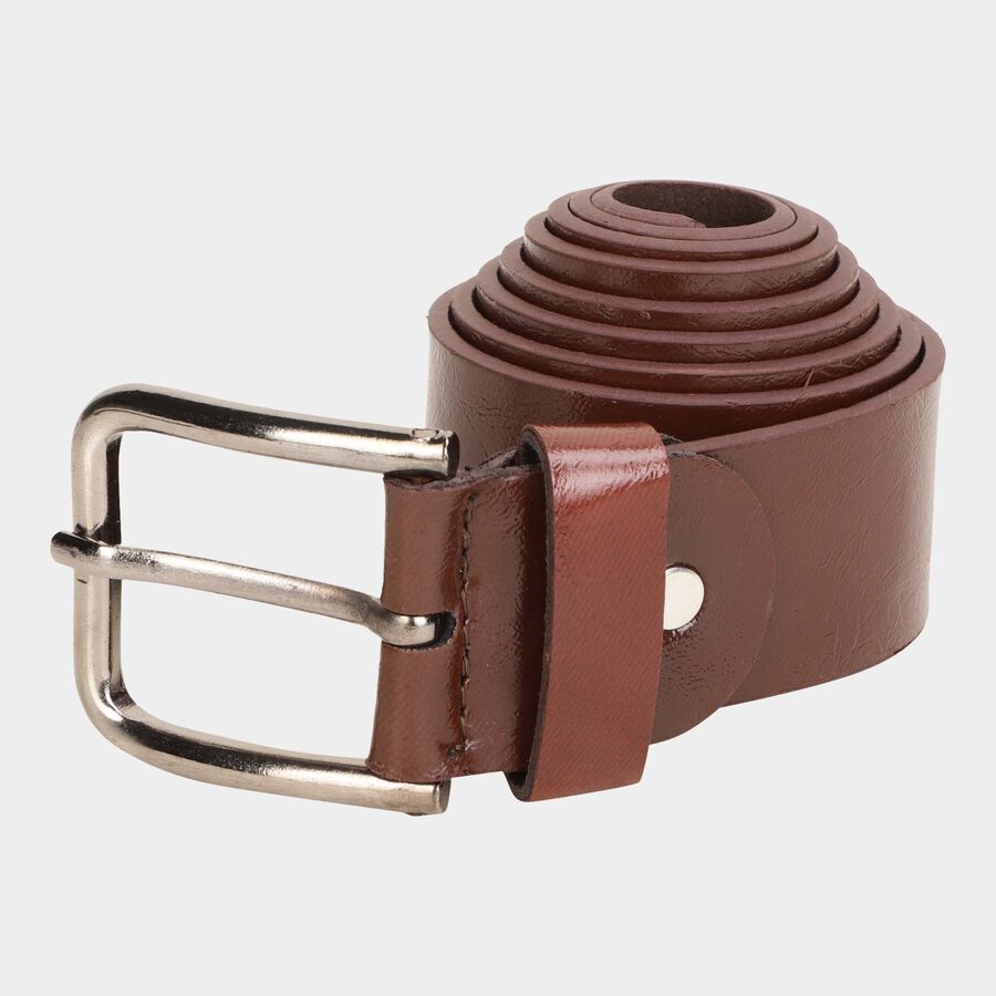 Men's Brown Polyurethane Casual Belt, , large image number null