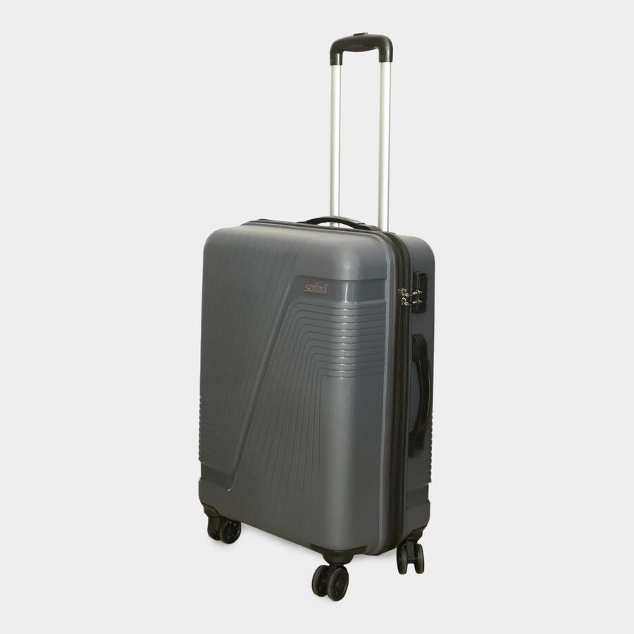 8-Wheel Dark Grey Polypropylene Hard Case Trolley, Small + Medium + Large, , large image number null