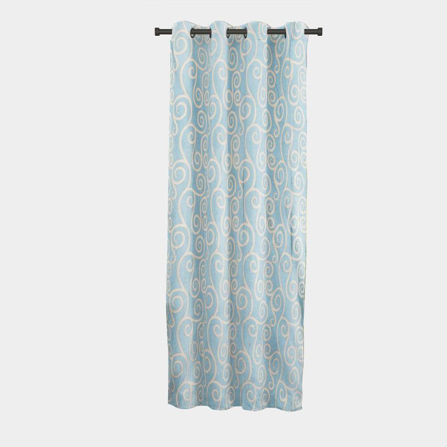 5ft. Dark Blue Window Curtain, , large image number null