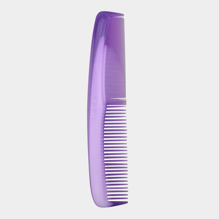 Plastic Hair Comb, Set of 6 - Colour/Design May Vary, , large image number null