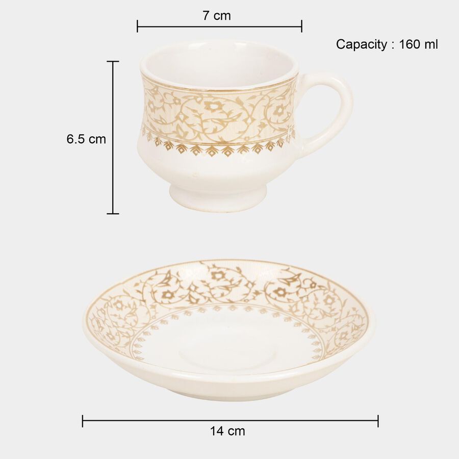 160 ml Bio China Cup & Saucer Set, , large image number null