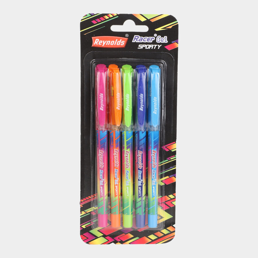 5 Pcs. Plastic Educational Pen - Colour/Design May Vary, , large image number null