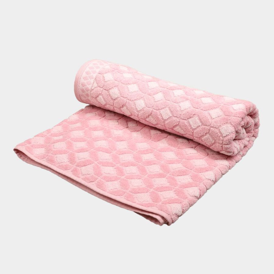 480 GSM Pink Cotton Bath Towel, , large