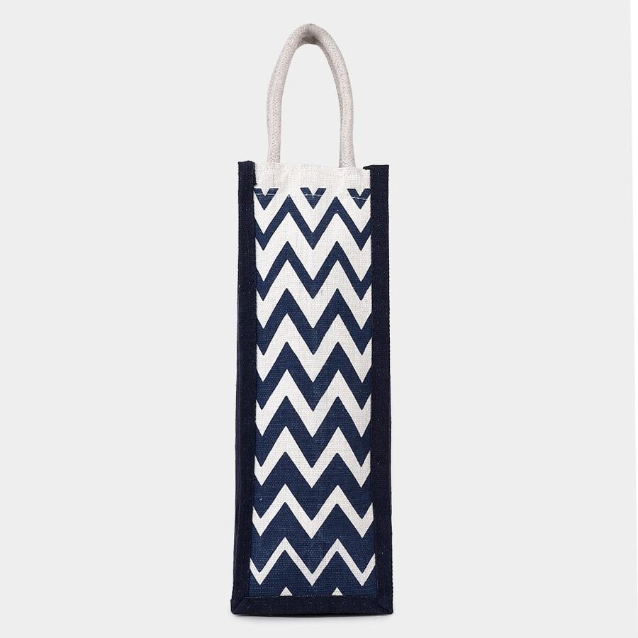 Dark Blue Canvas Bottle Bag, , large image number null