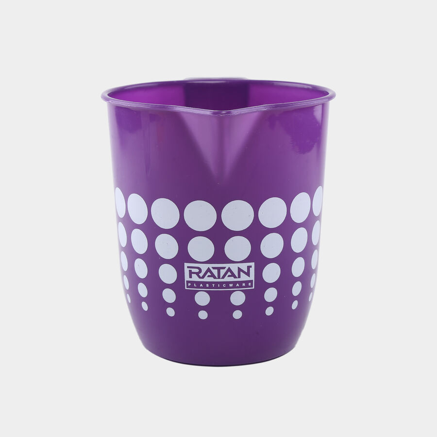 Plastic Bath Mug Plastic Bath Mug, 1 L - Colour/Design May Vary, , large image number null