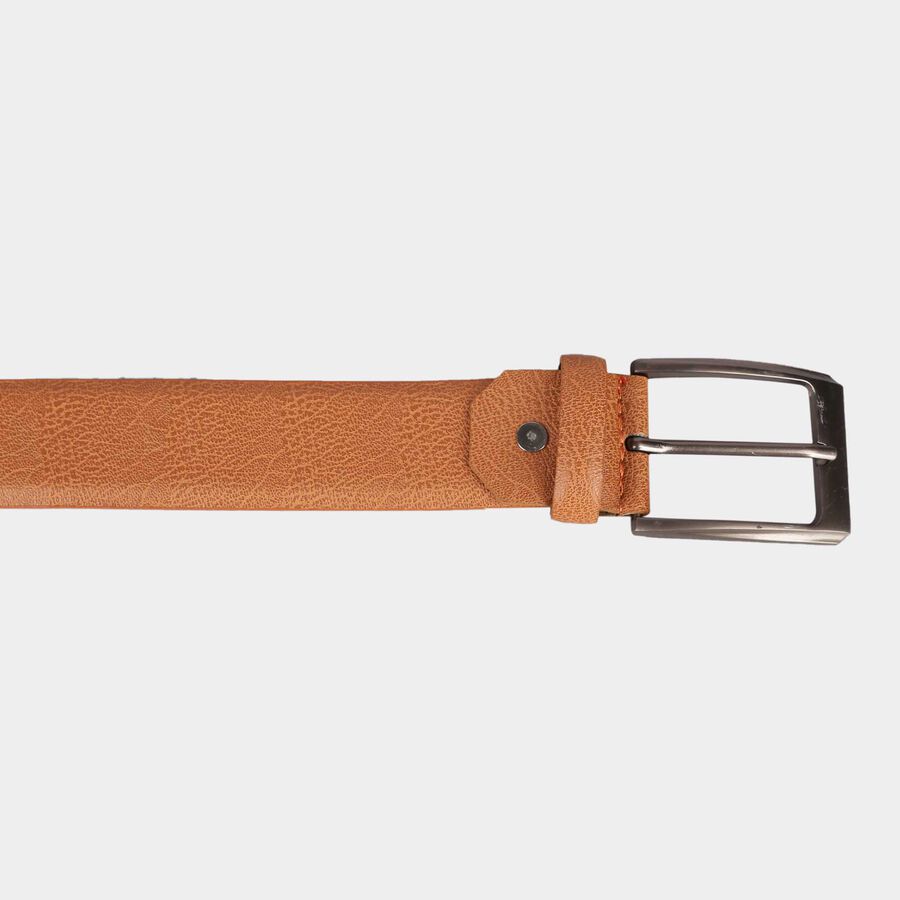 Men's Tan Polyurethane Casual Belt, , large image number null