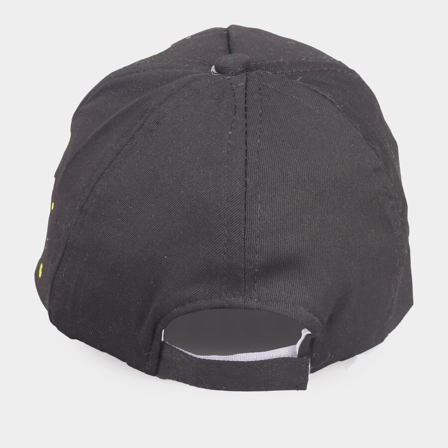 Kids' Black Nylon/Polyester Cap, , large image number null