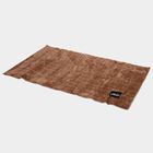 Anti-SKId Brown Polyester Bedside Runner, , small image number null