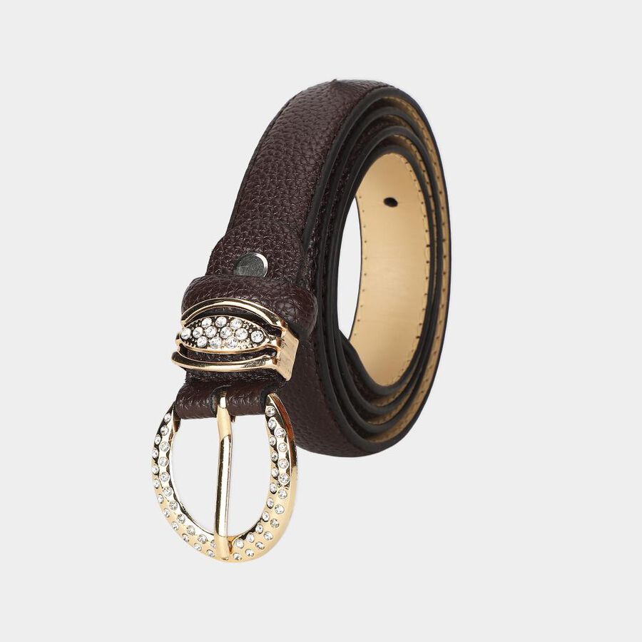 Woman's Brown Belt, , large