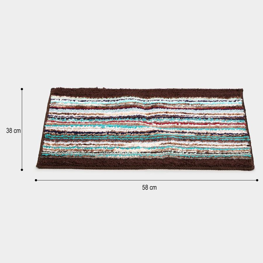 Brown Polyester Door Mat, , large