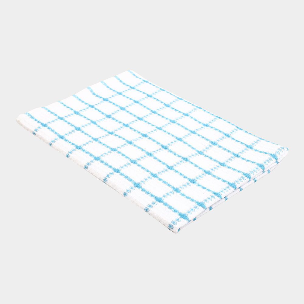 Home Beautiful                         220 GSM Blue Cotton Blend Bath Towel