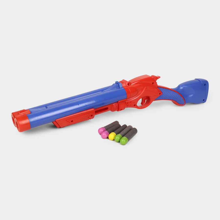 Kid's Plastic Toy Gun, 1 Gun And 5 Bullets, , large image number null