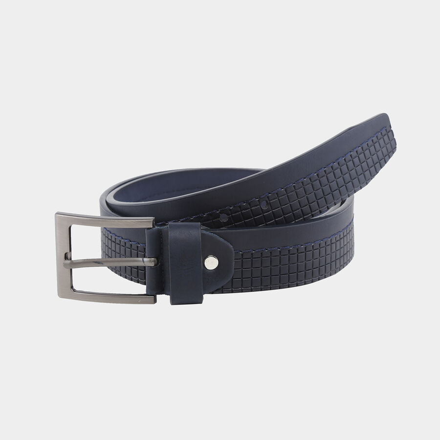 Men Casual Blue Belt (40 in.), , large image number null