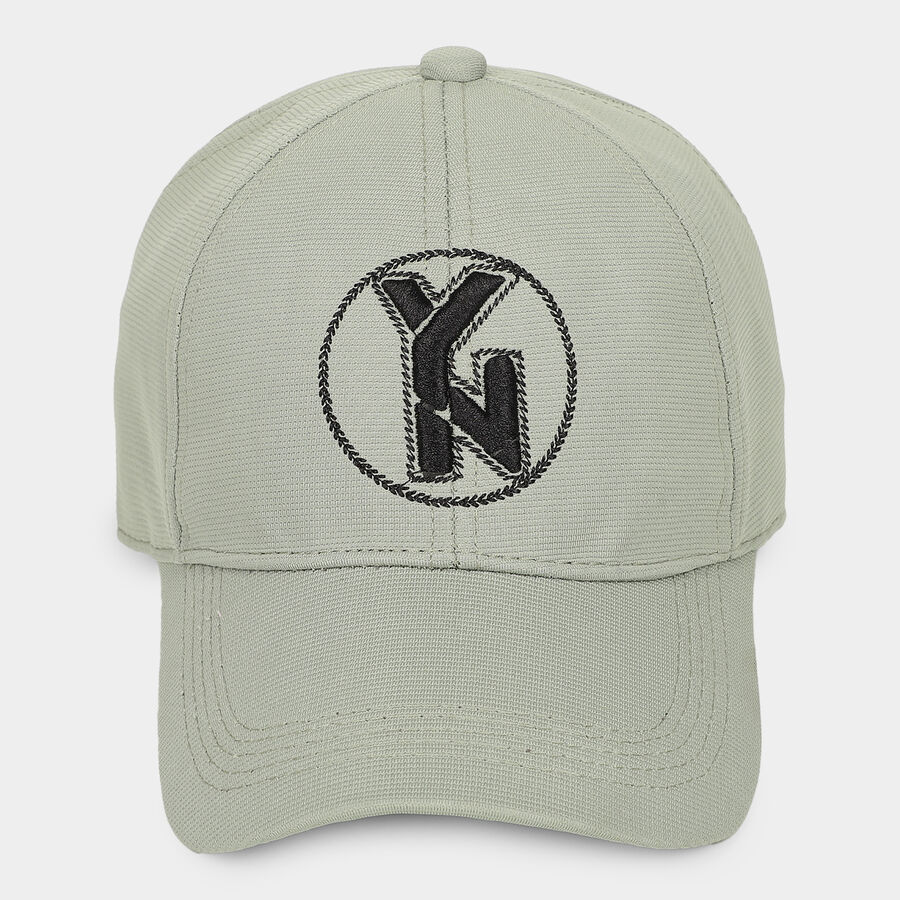 Men's Light Green Fabric Cap, , large image number null