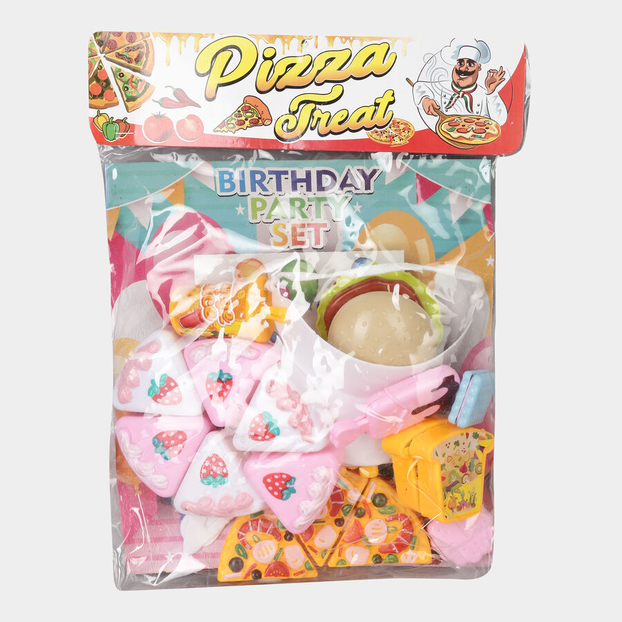 1 Set Of Plastic Pizza Party Kitchen Set , , large image number null