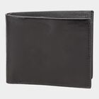 Men's Black Polyurethane Wallet, , small image number null