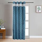 7 ft. Blue Polyester Curtain, , small image number null
