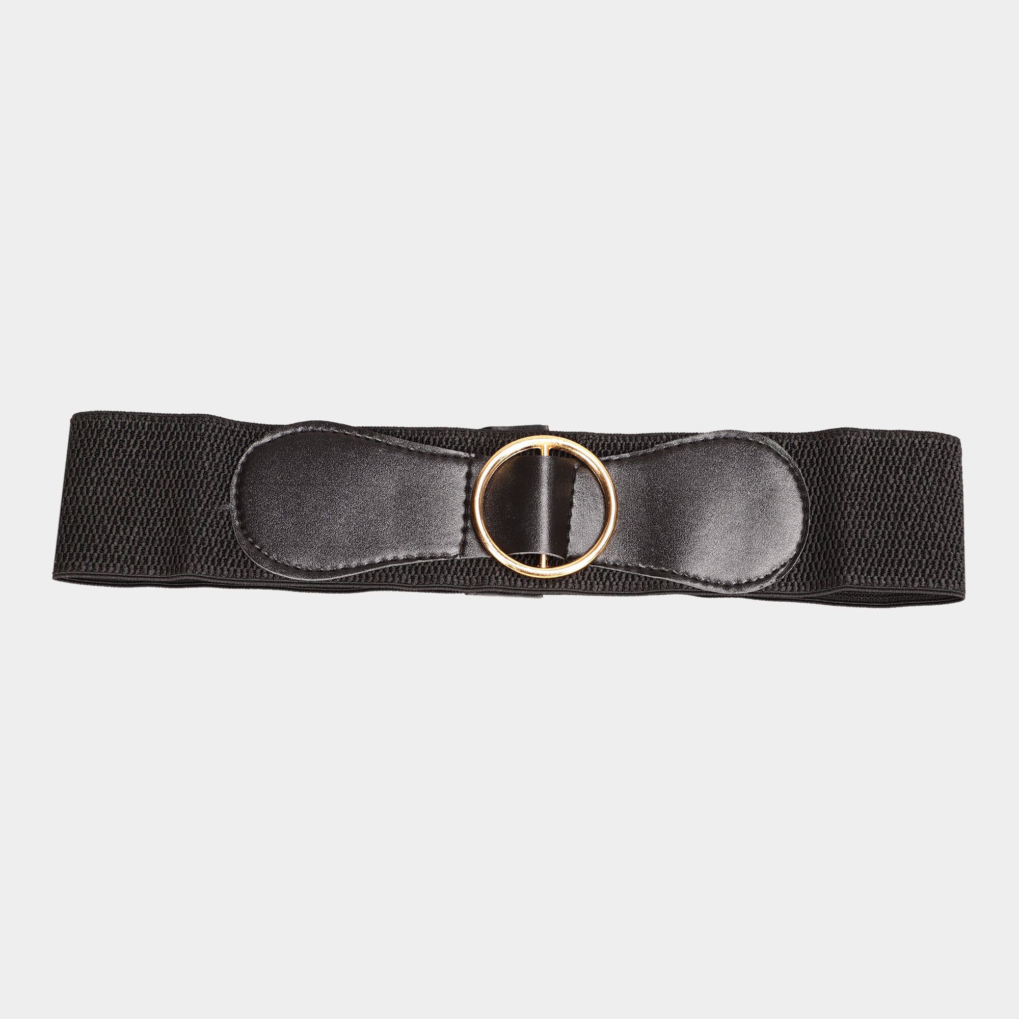 Lucky Charm                         Women's Black Polyurethane Belt