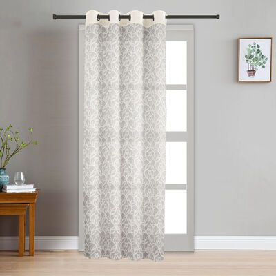 7ft.Cream Polyester Curtain 