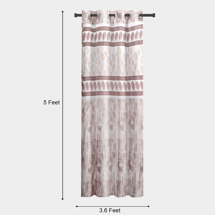 5ft. Brown Polyester Curtain, , large