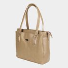Women's Polyurethane Satchel, Embellished, Medium Size, , small image number null