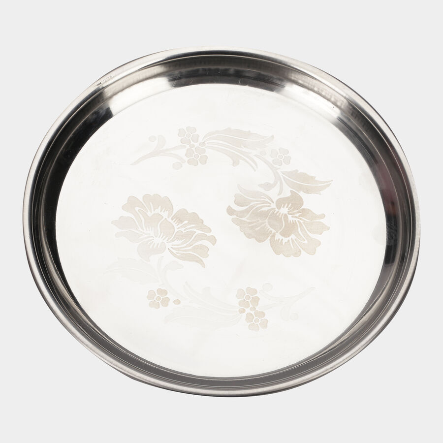 Stainless Steel Plate, 20.3 cm, , large image number null