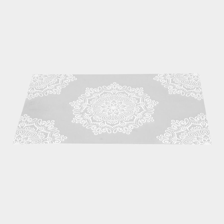 White Pvc Table Mat Set of 6, , large
