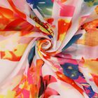 Women's White Cotton Scarf, , small image number null
