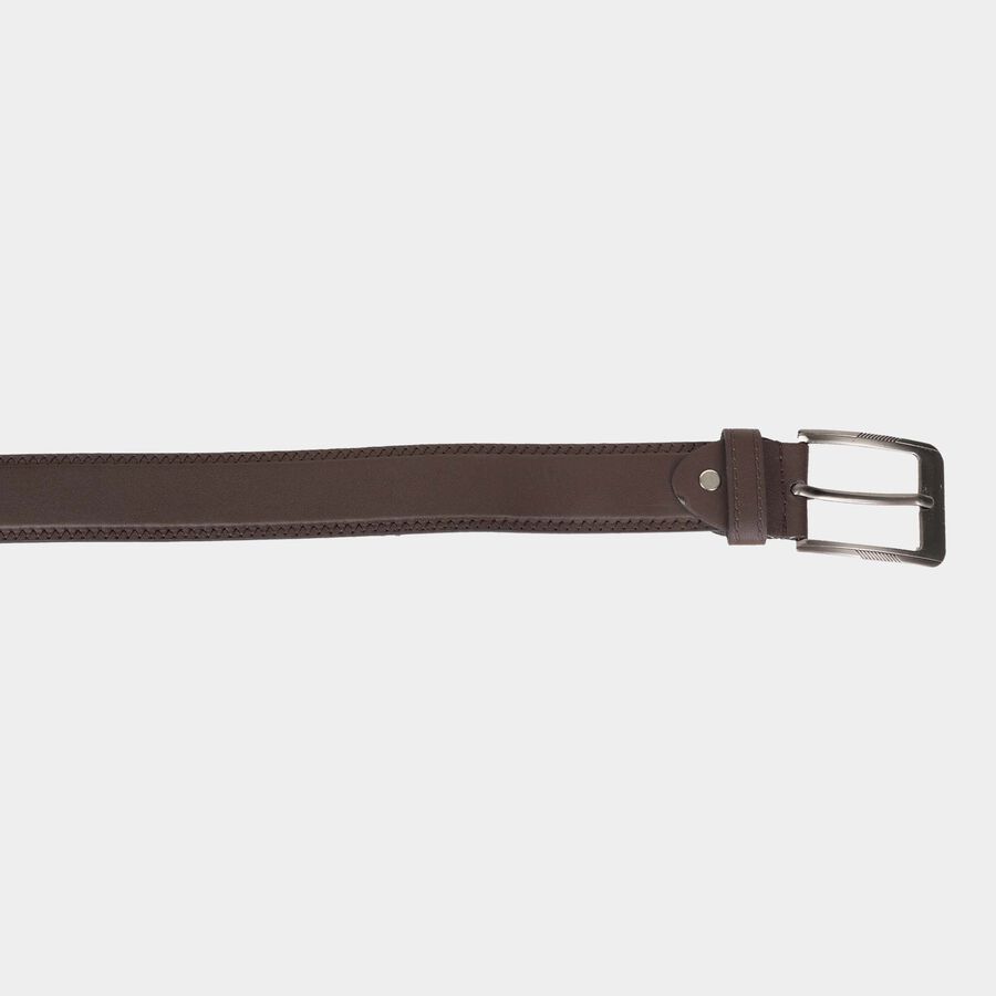 Men's Polyurethane Casual Belt, Size 36, Smooth/Plain, , large image number null