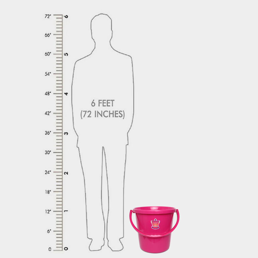 25 L Plastic Bucket, , large image number null