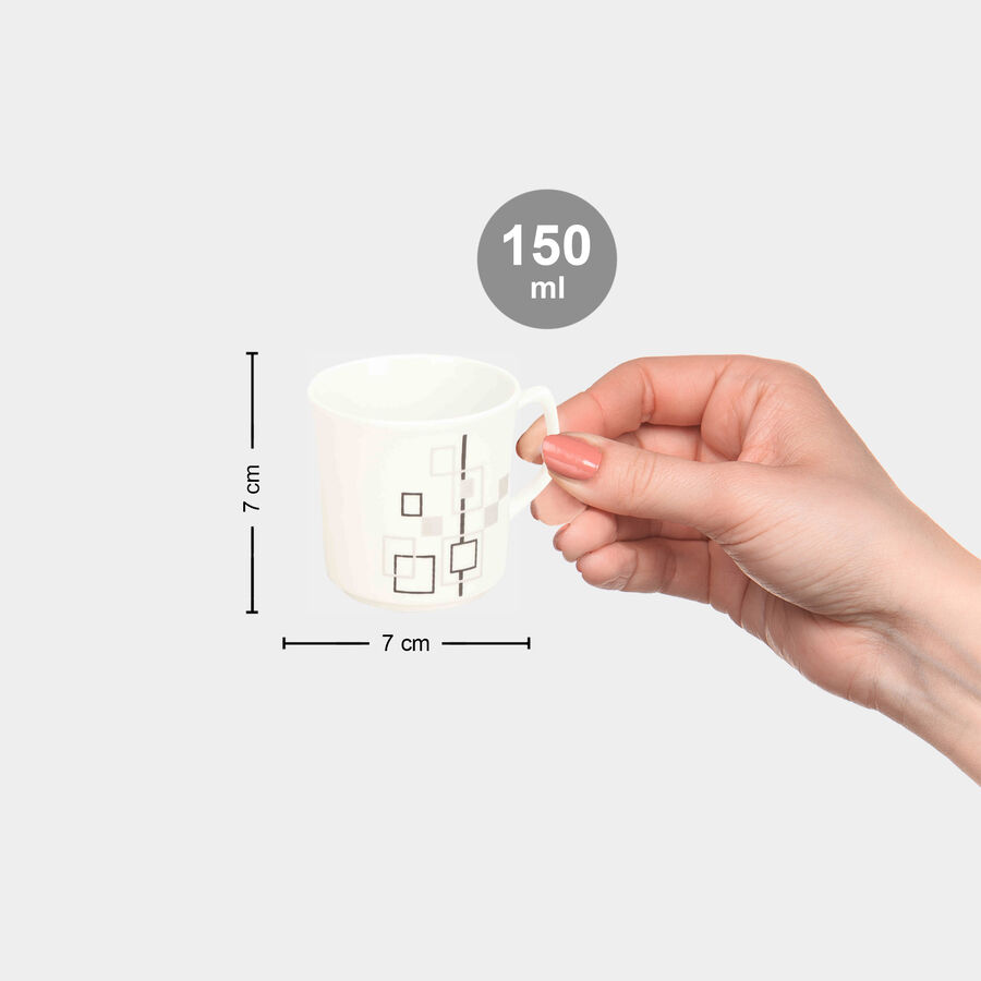 150 ml Bone China Mug, Set of 6, , large image number null