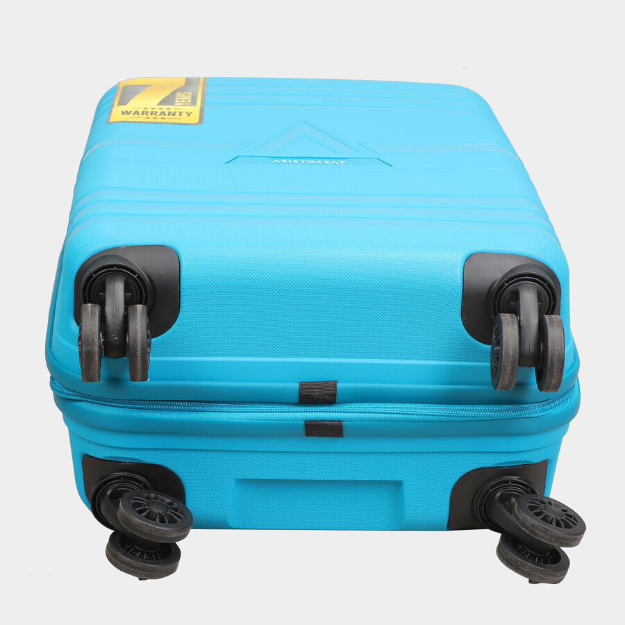 8-Wheel Light Blue PVC Matee Hard Case Trolley, Small + Medium, , large image number null