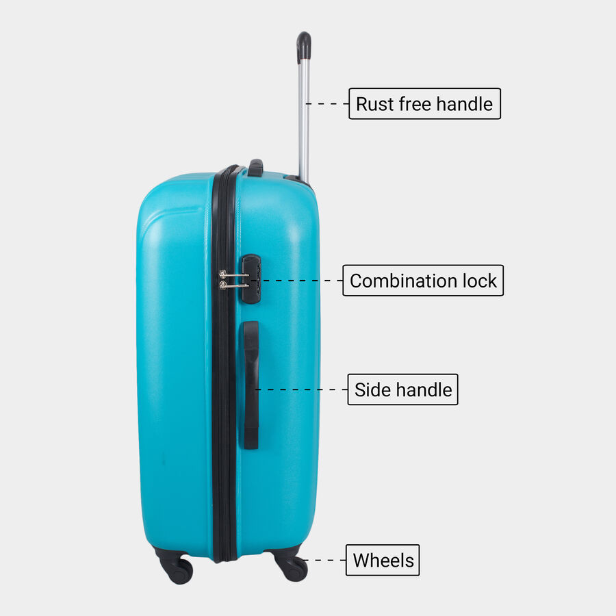 4 Wheel Hard Case Trolley, Medium, , large image number null