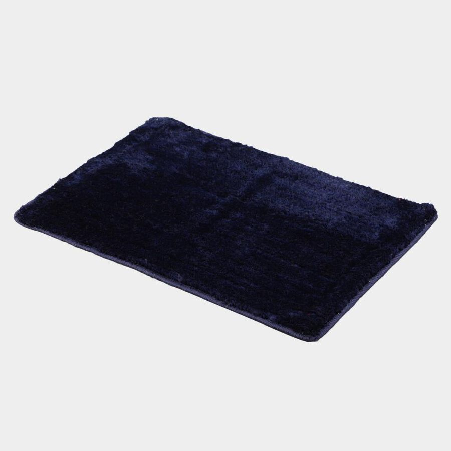 Anti-SKId Blue Polyester Door Mat, , large image number null