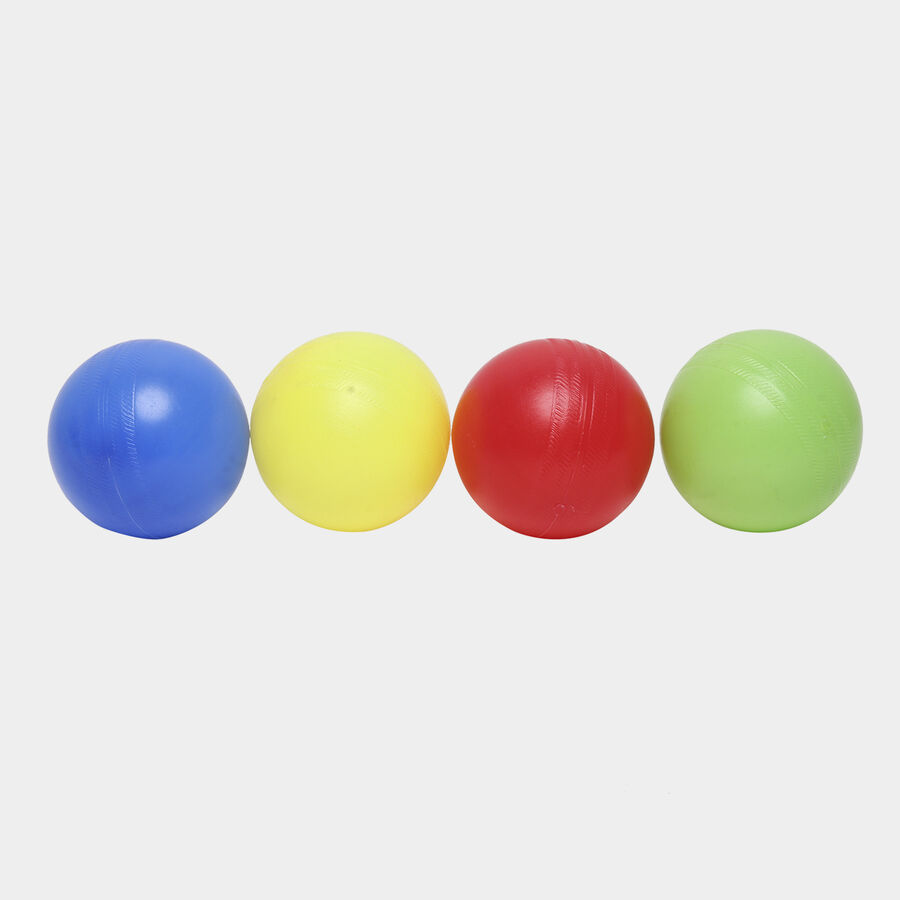 4 Soft Balls Pack - Colour/Design May Vary, , large image number null