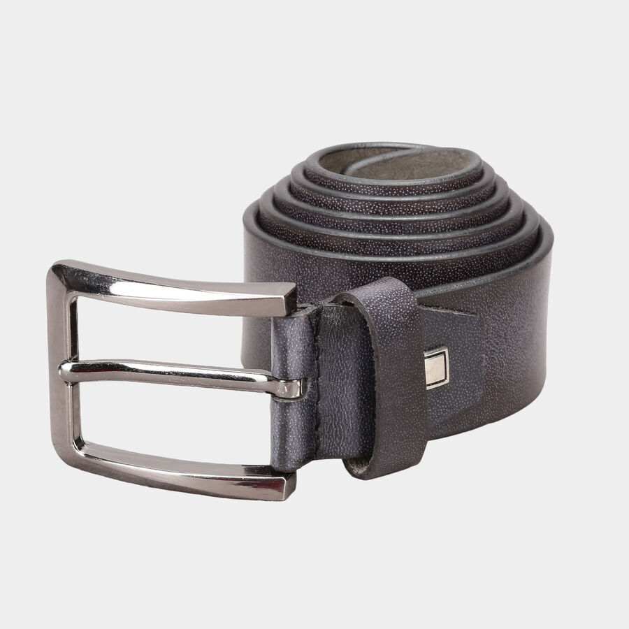 Men's Leather Casual Belt, Size 36, Smooth/Plain, , large image number null
