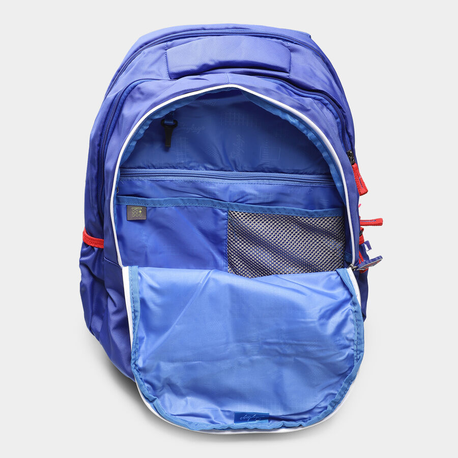 Blue Fabric Backpack, , large