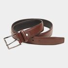 Men's Brown Polyurethane Formal Belt, , small image number null