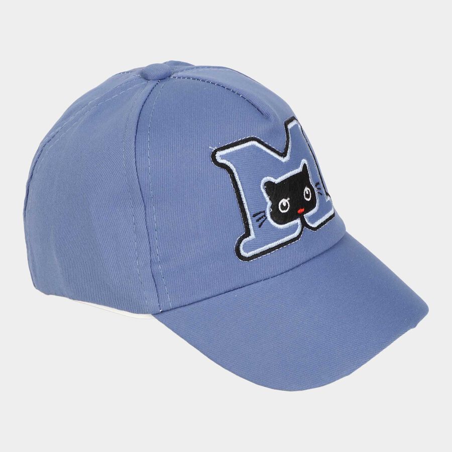 Kids' Blue Canvas Cap, , large image number null