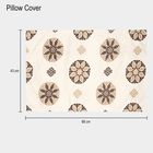 Green Microfiber Double Bedsheet with Pillow Cover, , small