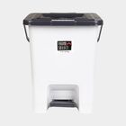 15 L White Plastic Dustbin, , small image number null