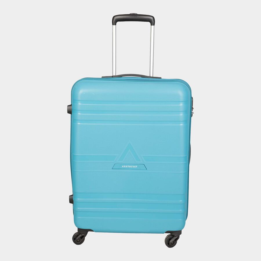 4-Wheel Light Blue Polypropylene Hard Case Trolley, Small + Medium, , large image number null