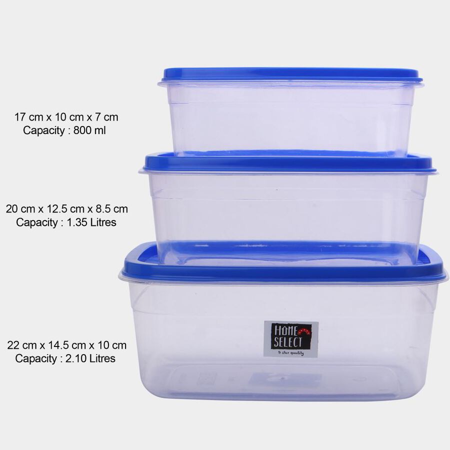 Plastic Container Set of 3, , large