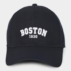 Men's Dark Blue Fabric Cap, , small