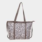 Women's Fabric Satchel, Printed, Medium Size, , small image number null