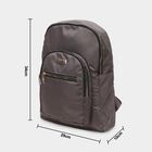 Women Grey Fabric Backpack, , small image number null