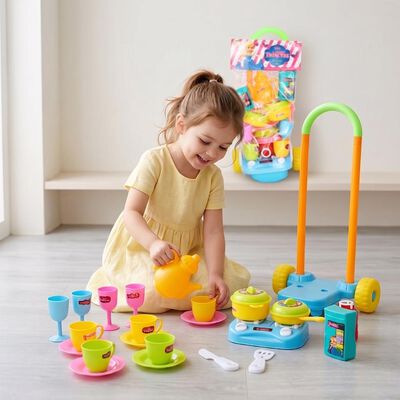 Kid's Plastic Kitchen Set