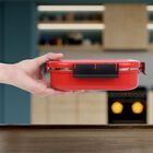 Steel Lunch Box, 2 Containers and 1 Spoon, , small image number null