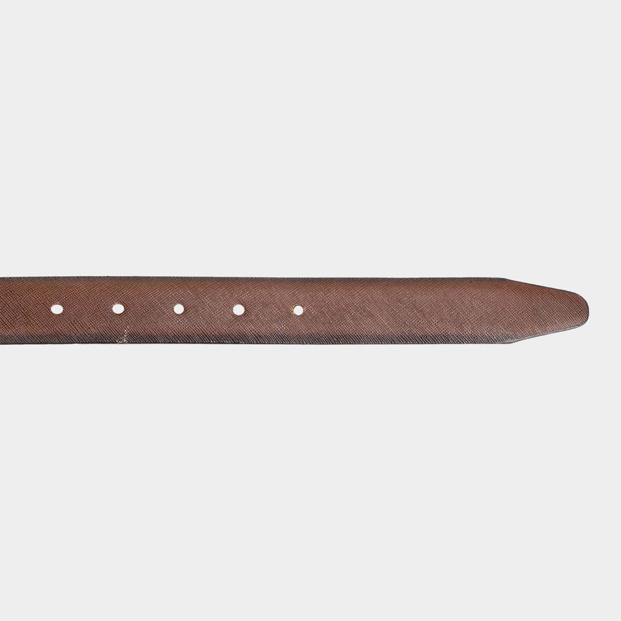 Men's Brown Polyurethane Formal Belt, , large image number null